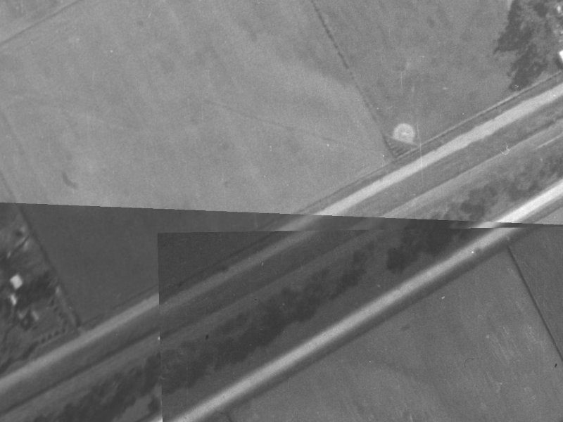 1 Globe Bay Drive from the air, 1940-1944