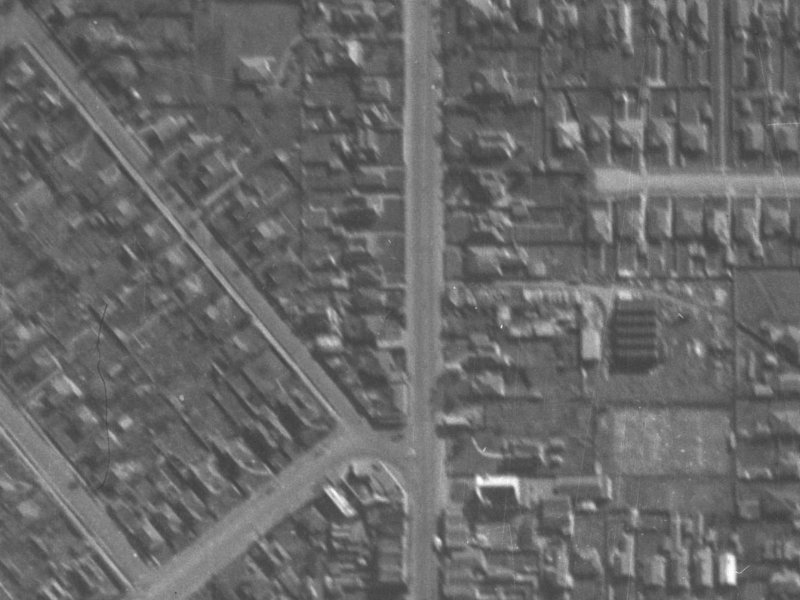 161 Colombo Street from the air, 1940-1944