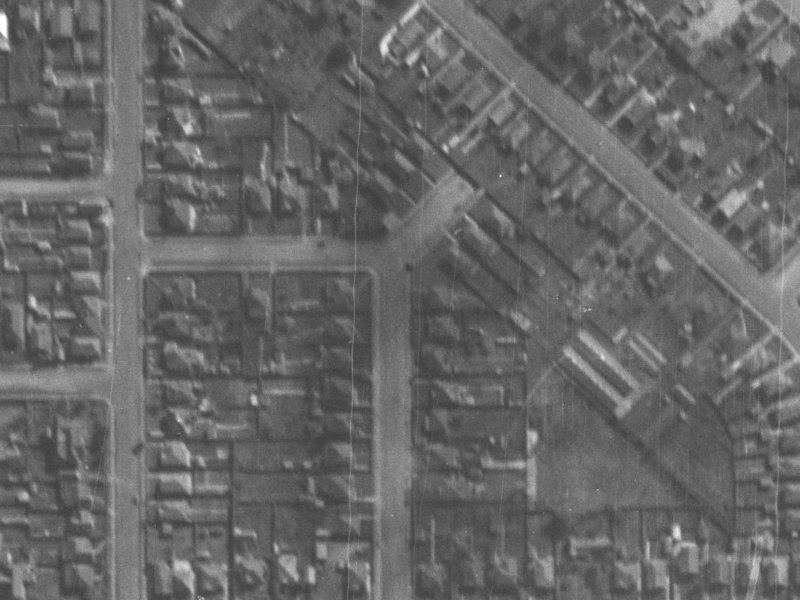 32 Seddon Street from the air, 1940-1944
