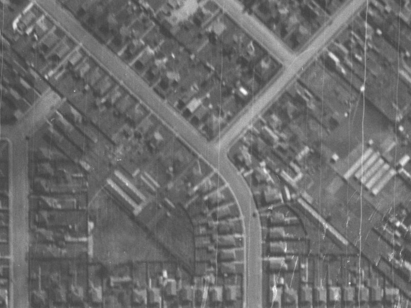 154 Southampton Street from the air, 1940-1944