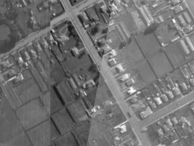 Tiwaiwaka Lane from the air, 1940-1944