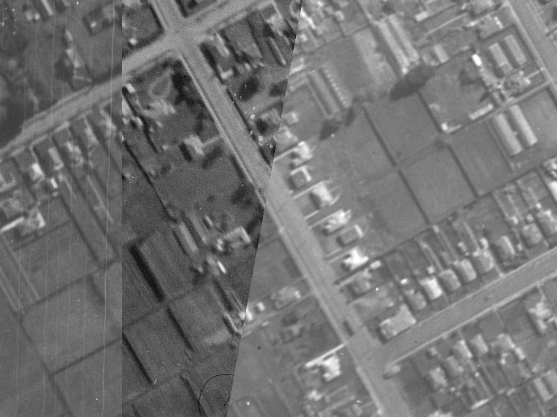 140 Wilsons Road from the air, 1940-1944