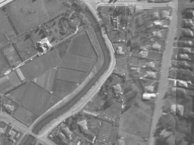 219 Riverlaw Terrace from the air, 1940-1944