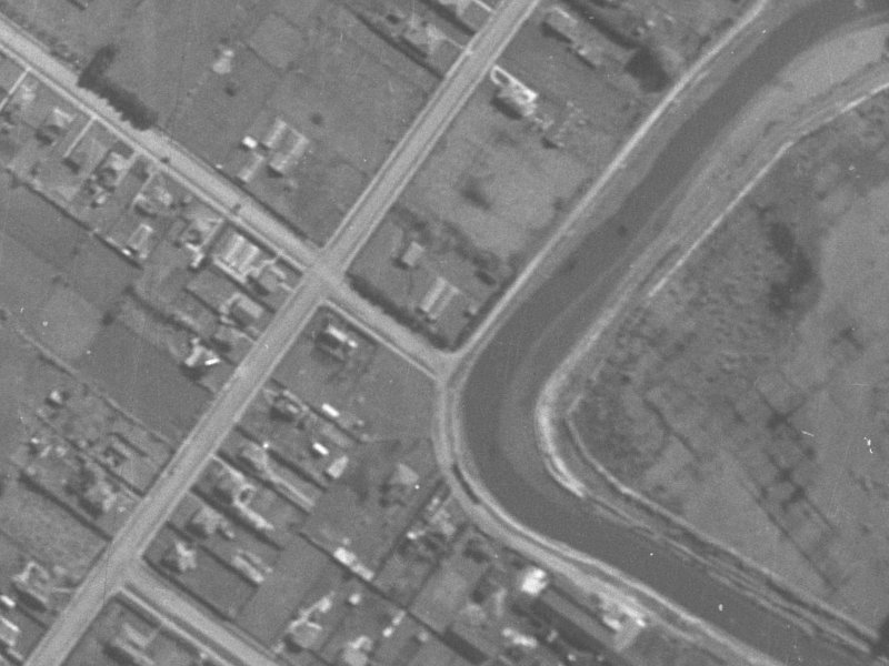 87 Barton Street from the air, 1940-1944