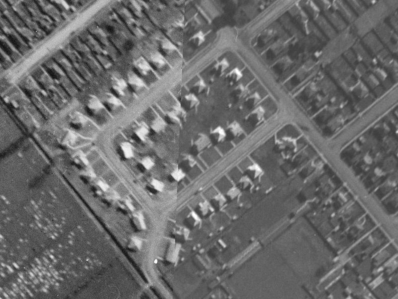 11 Cooke Street from the air, 1940-1944