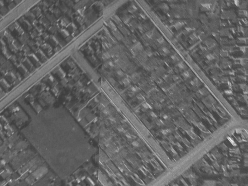 3A Strickland Street from the air, 1940-1944