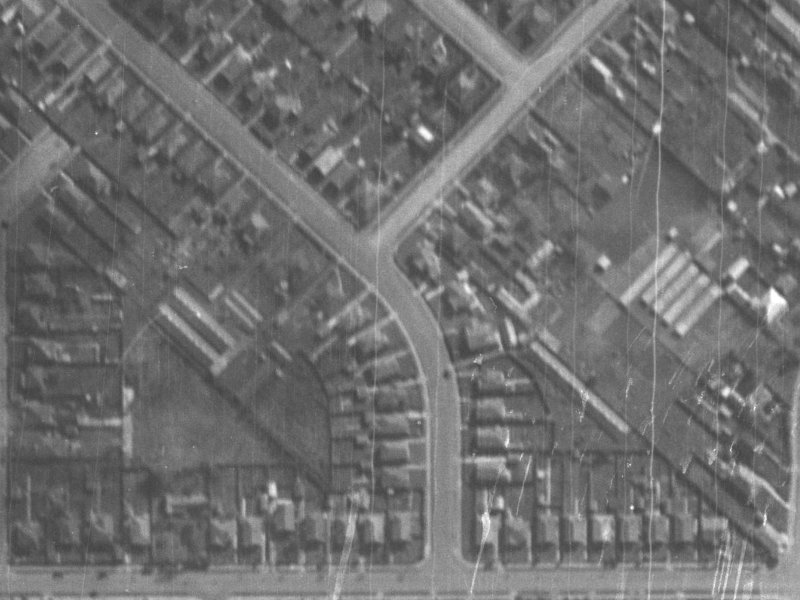 161-171 Southampton Street from the air, 1940-1944