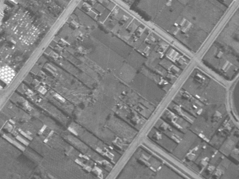 81A Rutherford Street from the air, 1940-1944