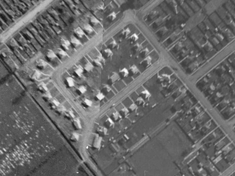 11A Cooke Street from the air, 1940-1944