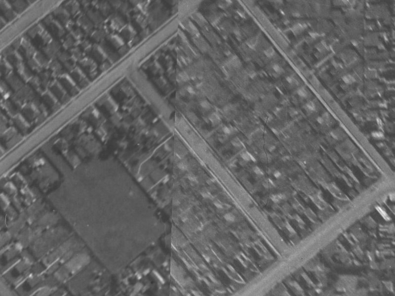 Baretta Street from the air, 1940-1944