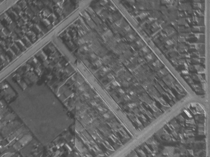151 Colombo Street from the air, 1940-1944