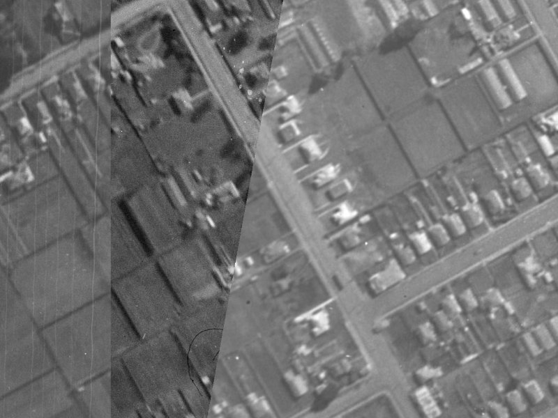 125 Wilsons Road from the air, 1940-1944
