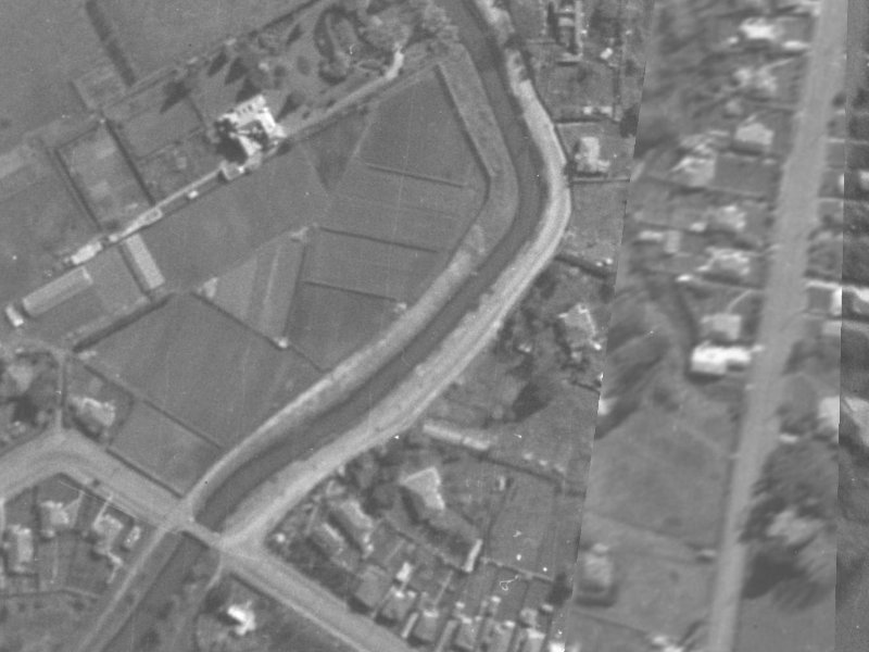 225 Riverlaw Terrace from the air, 1940-1944