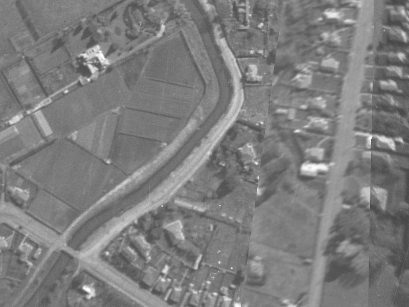231 Fifield Terrace from the air, 1940-1944