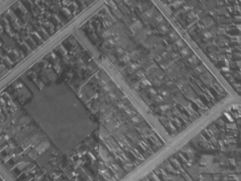 14 Baretta Street from the air, 1940-1944