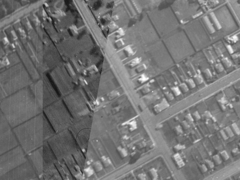 123a Wilsons Road from the air, 1940-1944