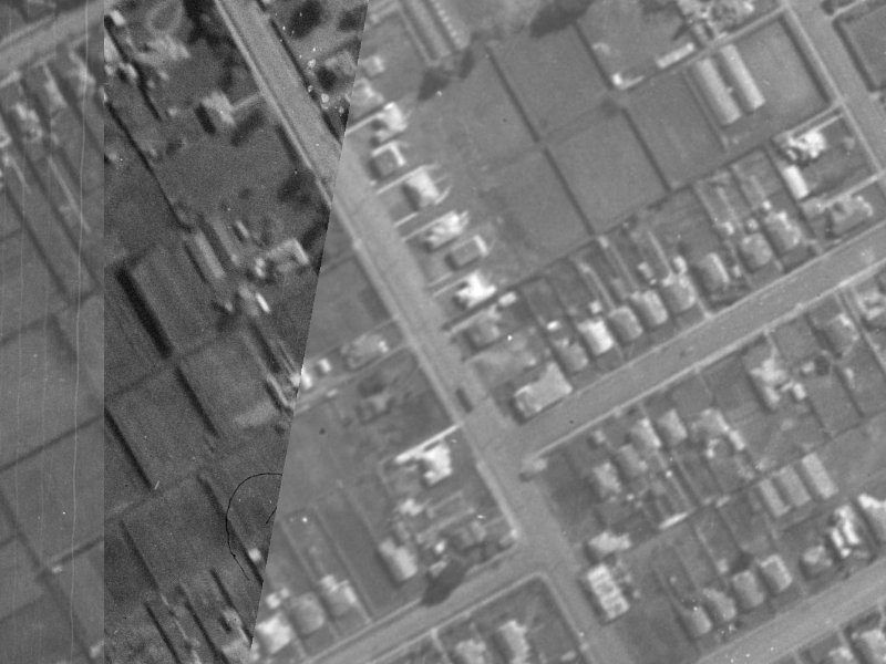 128 Wilsons Rd South from the air, 1940-1944