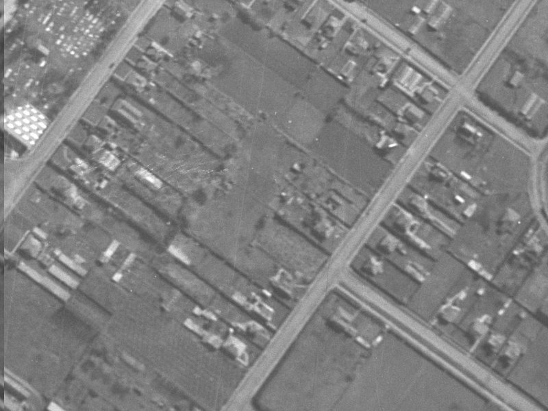 93 Rutherford Street from the air, 1940-1944