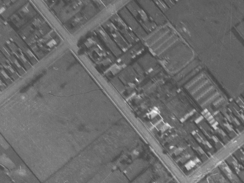 218 Lyttelton Street from the air, 1940-1944