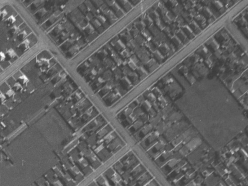 86 Selwyn Street from the air, 1940-1944