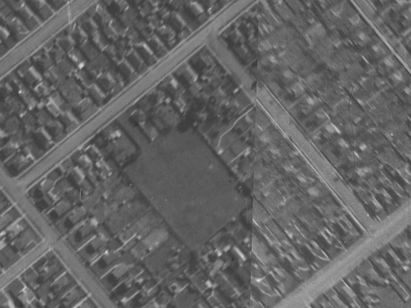 15 Carey Street from the air, 1940-1944