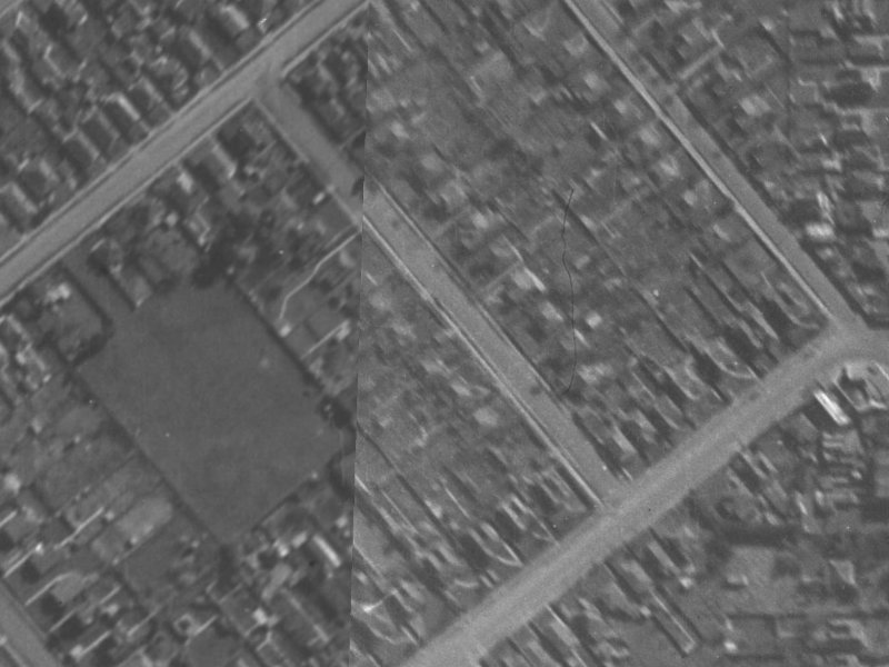 9B Strickland Street from the air, 1940-1944