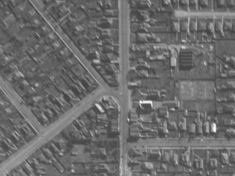 150–152 Somerfield Street from the air, 1940-1944