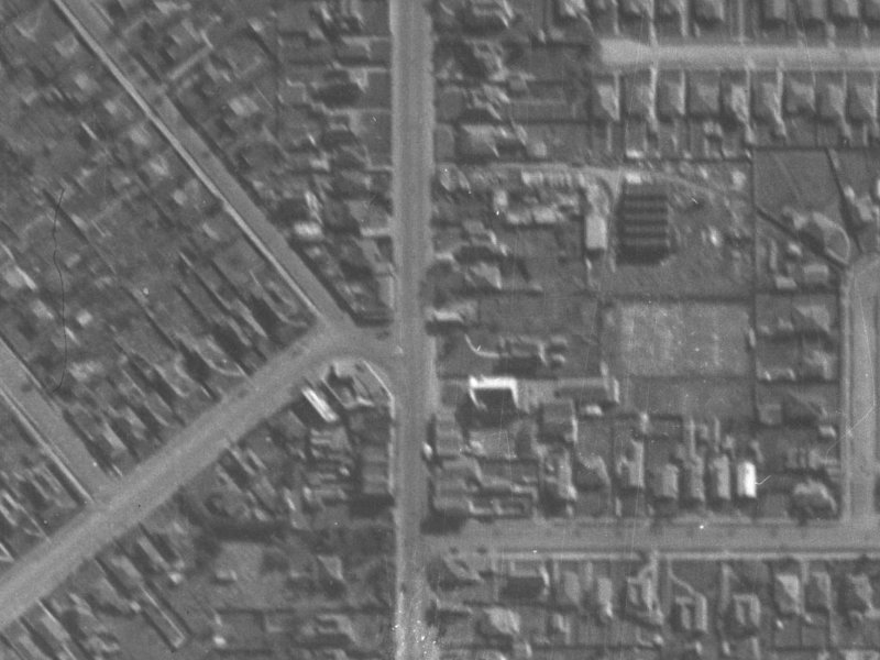 148A Colombo Street from the air, 1940-1944