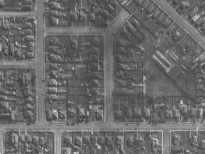 11A Seddon Street from the air, 1940-1944