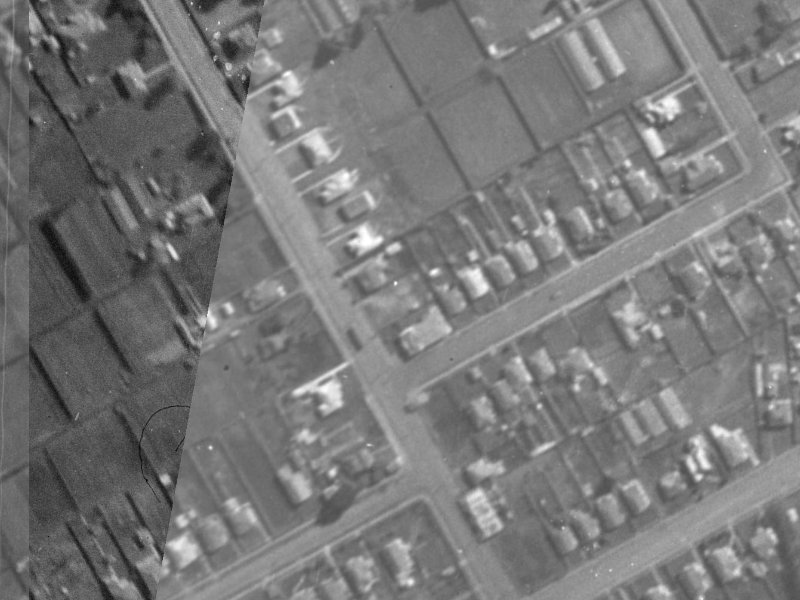 124 Wilsons Road from the air, 1940-1944