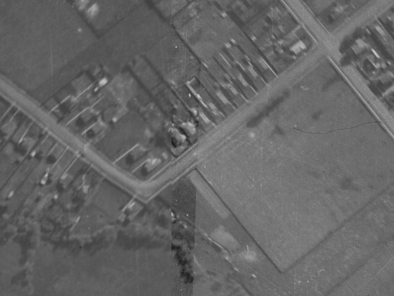 15B Cobham Street from the air, 1940-1944
