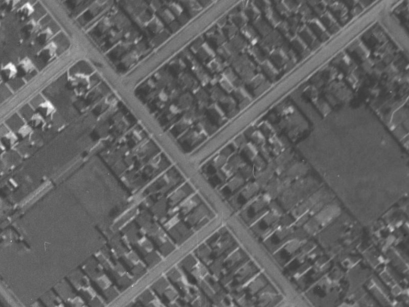 84 Selwyn Street from the air, 1940-1944