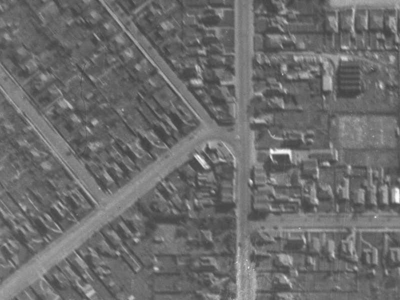 148 Somerfield Street from the air, 1940-1944