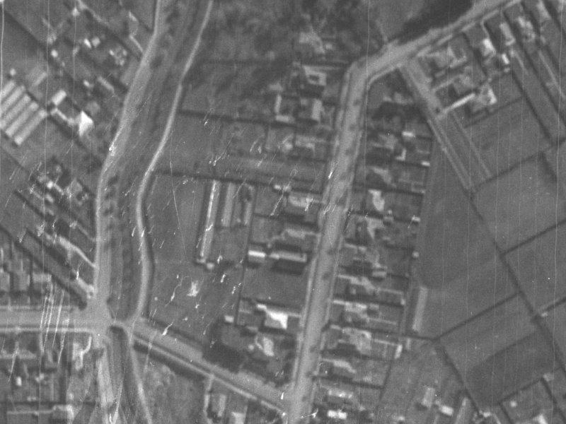 53 St Martins Road from the air, 1940-1944