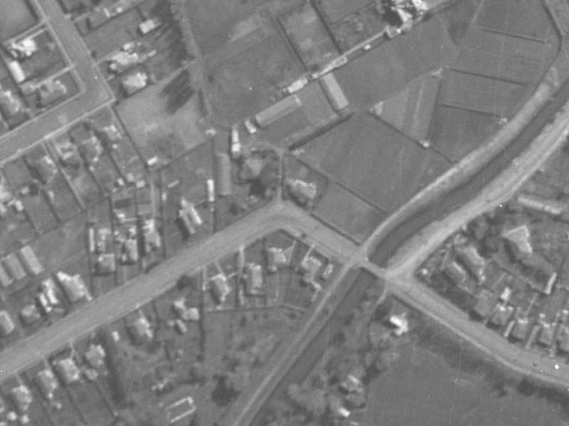 53 Beckford Road from the air, 1940-1944