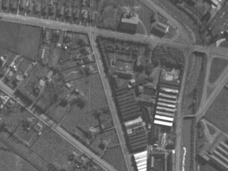 153 Cumnor Terrace from the air, 1940-1944