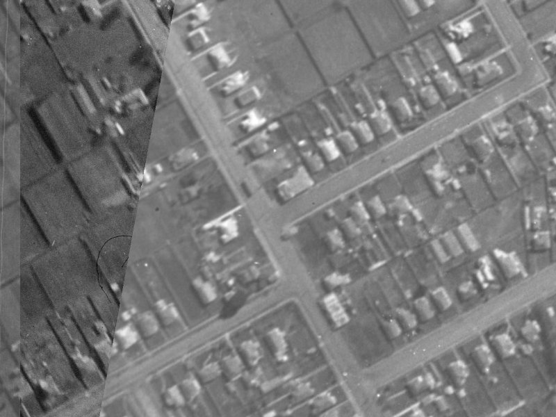 12 Wades Avenue from the air, 1940-1944