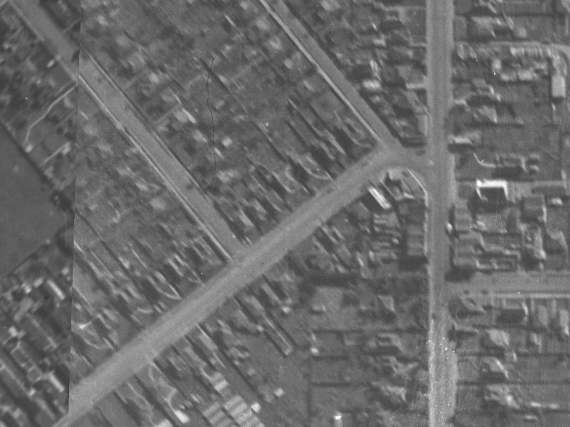 131 Somerfield Street from the air, 1940-1944