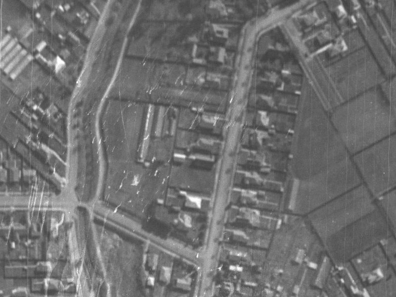 51 St Martins Road from the air, 1940-1944