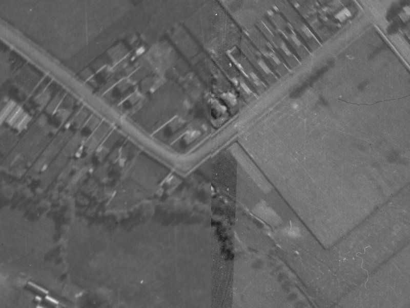 8A Cobham Street from the air, 1940-1944