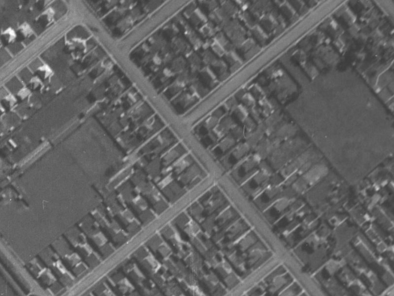 81 Selwyn Street from the air, 1940-1944