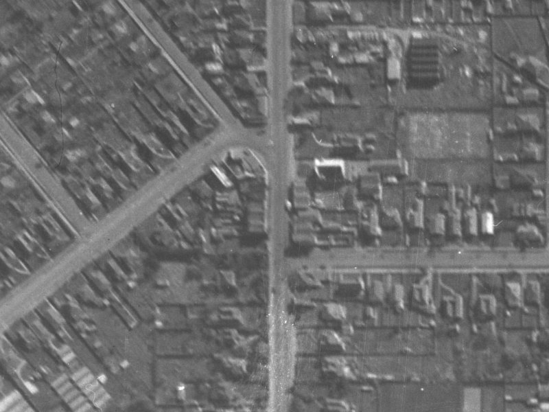 145C Colombo Street from the air, 1940-1944