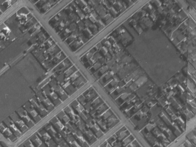 74 Selwyn Street from the air, 1940-1944