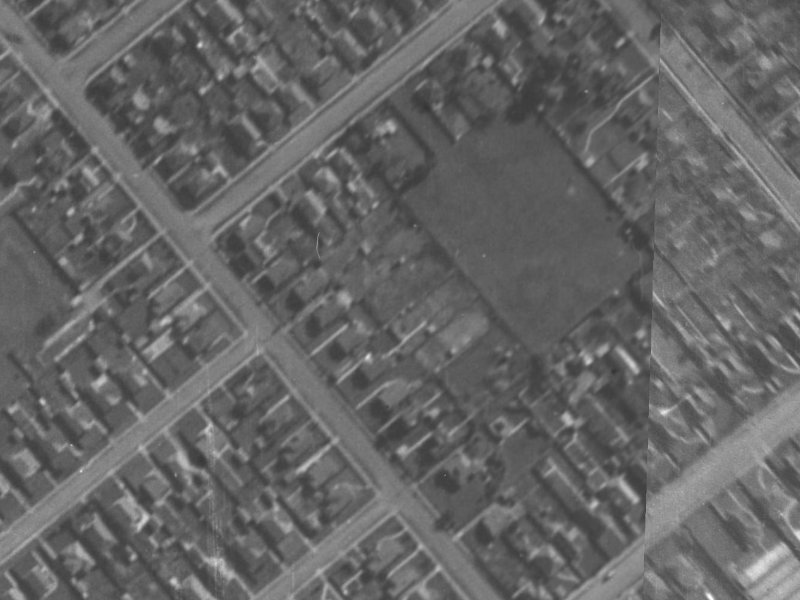 68A Selwyn Street from the air, 1940-1944