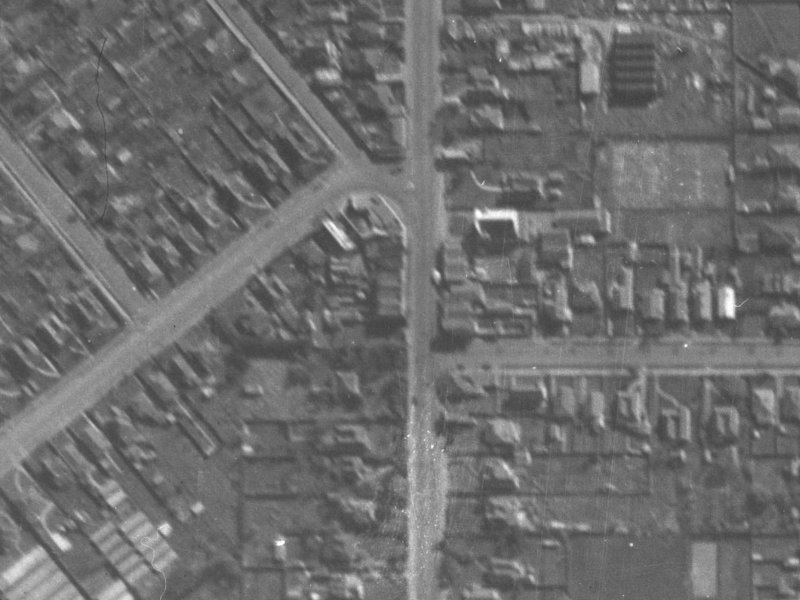 141A Colombo Street from the air, 1940-1944