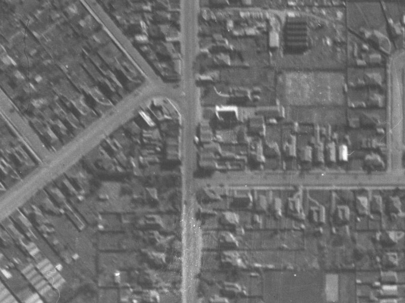 134 Colombo Street from the air, 1940-1944