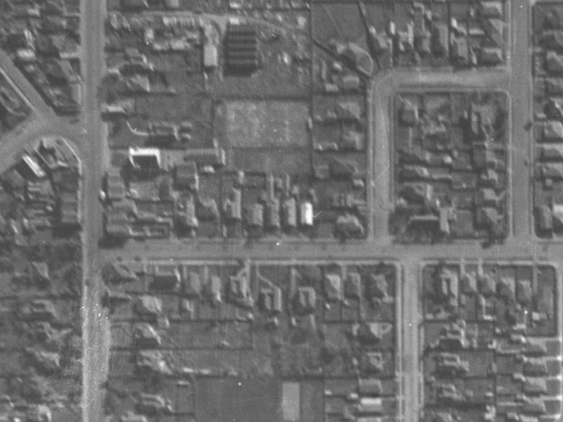 23 Tennyson Street from the air, 1940-1944
