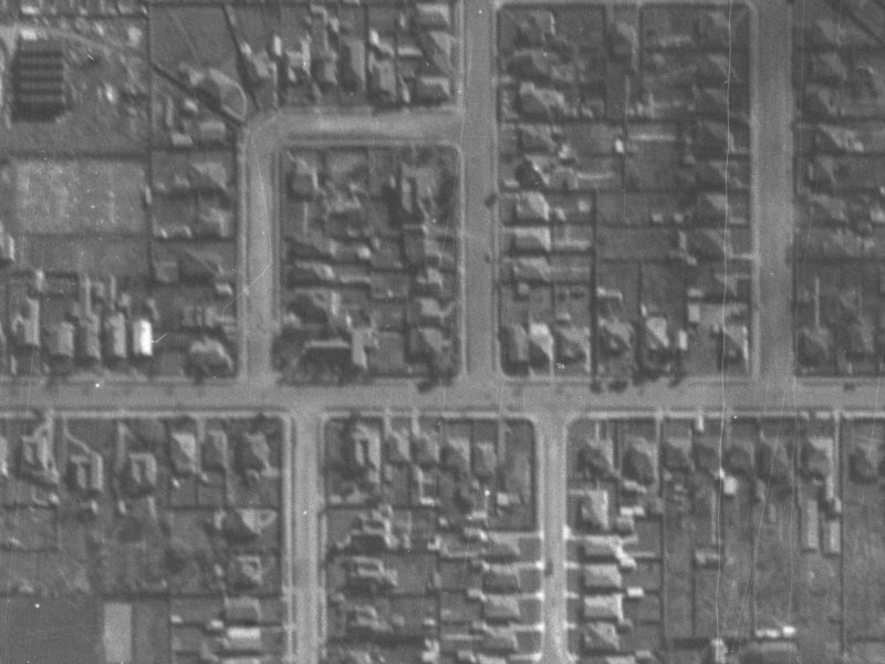 39 Tennyson Street from the air, 1940-1944