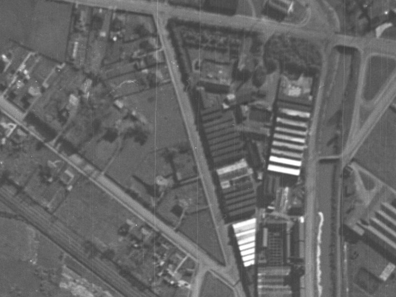 109 Rutherford Street from the air, 1940-1944