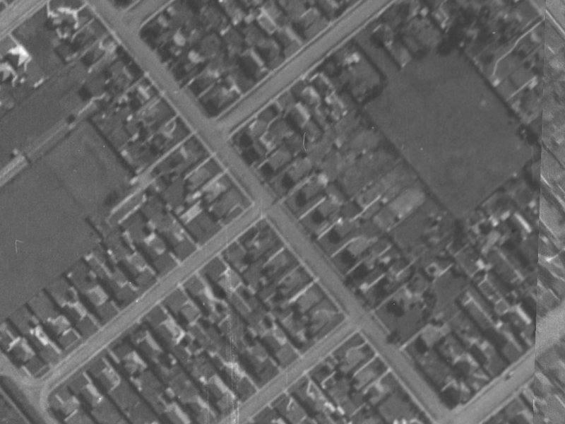 70 Selwyn Street from the air, 1940-1944
